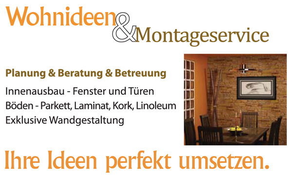 Visitenkarte :: Wohnideen & Montageservice